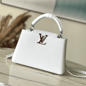 Louis Vuitton Capucines Small Handbag - White 89885 | Sandra Bags