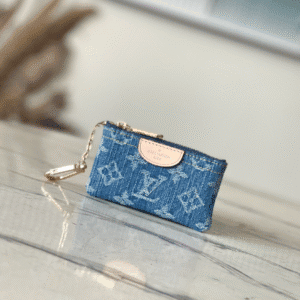 Louis Vuitton  Blue Denim Denim Key Bag 84025 | Sandra Bags