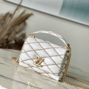 Louis Vuitton Medium-sized G0-14 Handbag - White 51136 | Sandra Bags