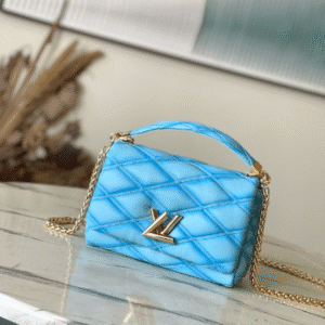 Louis Vuitton Medium-sized G0-14 Handbag - Aqua Blue 51328 | Sandra Bags