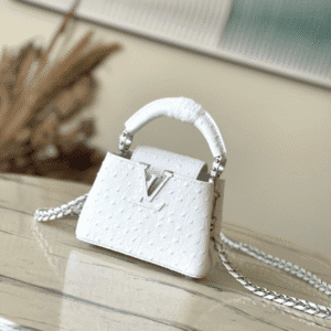 Louis Vuitton Noble Crocodile  White Super Mini Handbag 99801 | Sandra Bags