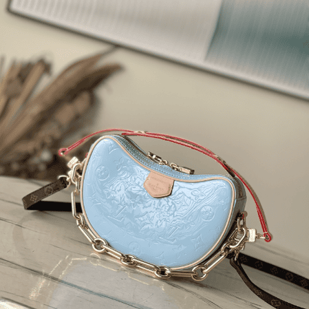 Louis Vuitton Croissant Small Handbag - Blue 34024 | Sandra Bags