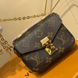 Louis Vuitton Micro Métis Messenger Chain Bag - Dark Brown 94429 | Sandra Bags