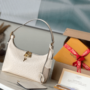 Louis Vuitton Sac Sport Monogram Empreinte Leather Handbag - White 19304 | Sandra Bags