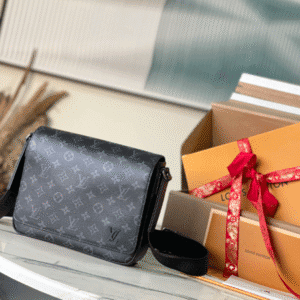 Louis Vuitton LV District PM Eclipse Black Bag 75173 | Sandra Bags