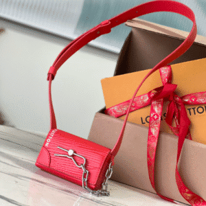 Louis Vuitton Micro Steamer Handbag - Red 91376 | Sandra Bags