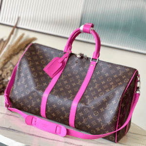 Louis Vuitton Keepall Bandoulière 50 Bag - Pink 88732 | Sandra Bags