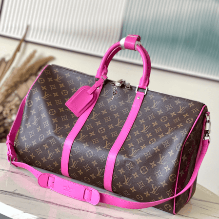 Louis Vuitton Keepall Bandoulière 50 Bag - Pink 88732 | Sandra Bags