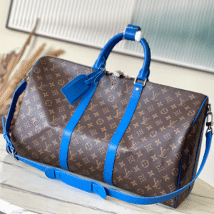 Louis Vuitton Keepall Bandoulière 50 Bag - Blue 88992 | Sandra Bags