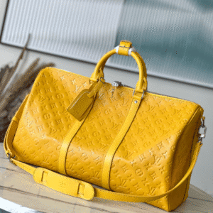 Louis Vuitton Keepall Bandoulière 50 Travel Bag - Yellow 42751 | Sandra Bags