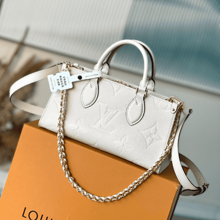 Louis Vuitton Onthego East West Handbag - White 93567 | Sandra Bags