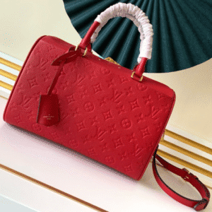 Louis Vuitton Speedy 30 Travel Handbag – Red 63843 | Sandra Bags