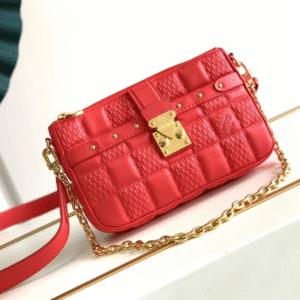 Louis Vuitton Pochette Troca Handbag - Red 86672 | Sandra Bags