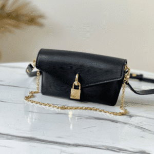 Louis Vuitton Epi Padlock On Strap Handbag - Black 77558 | Sandra Bags