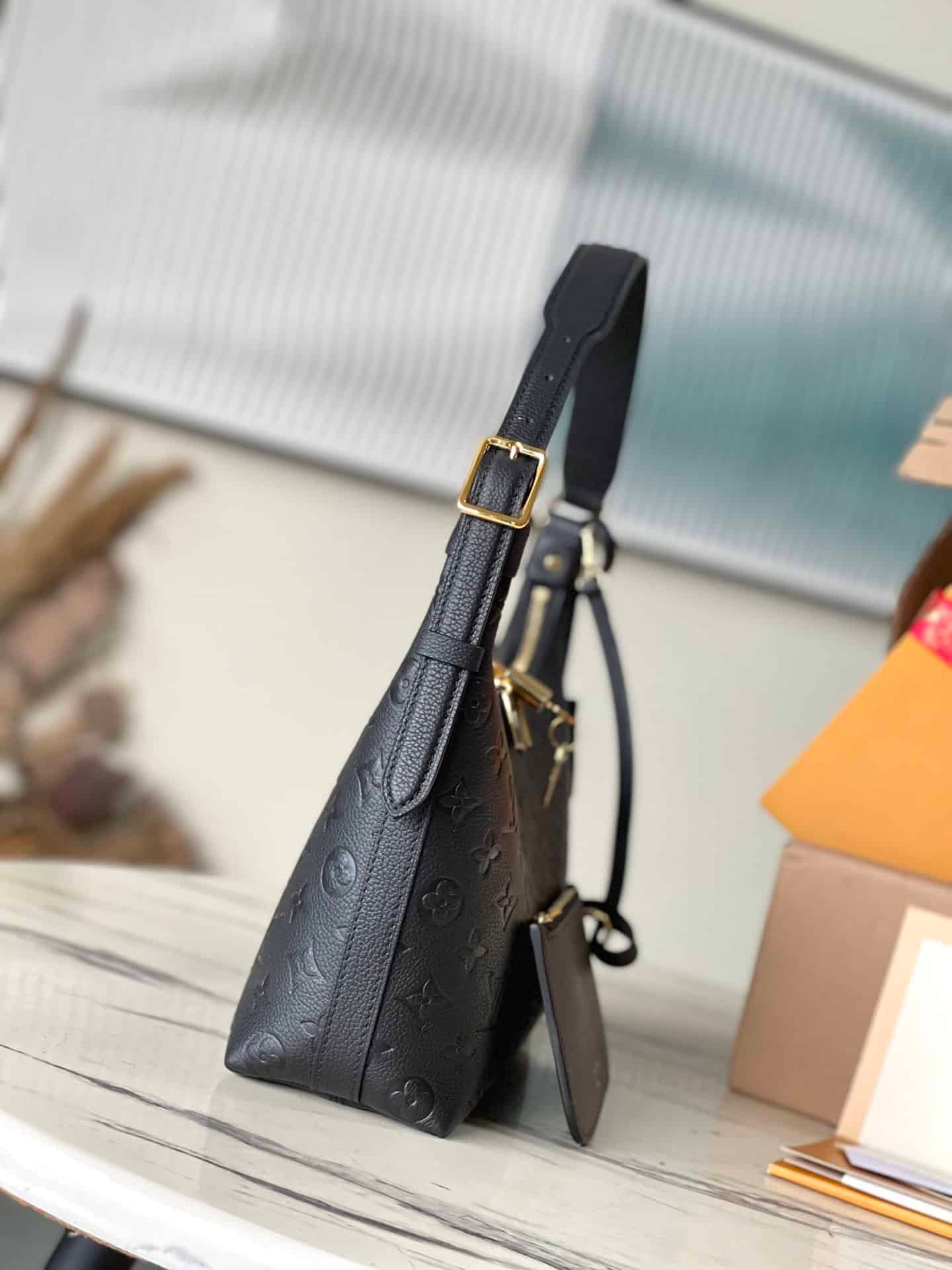 Louis Vuitton Sac Sport Monogram Empreinte Leather Handbag - Black 73506 | Sandra Bags - Image 4