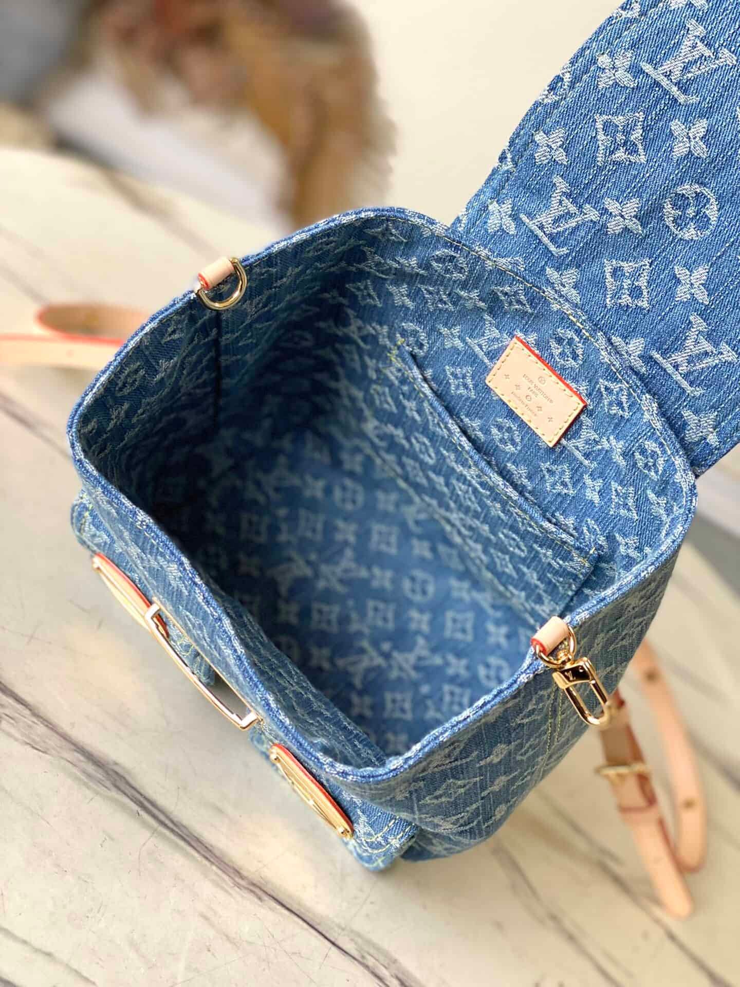 Louis Vuitton Venice Denim Backpack 78847 | Sandra Bags - Image 2