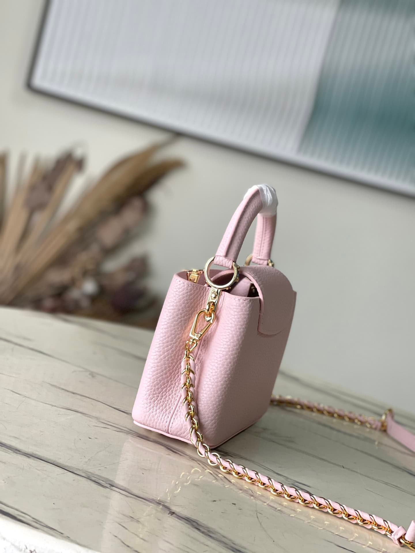 Louis Vuitton Capucines Mini Handbag - Pink 25898 | Sandra Bags - Image 4