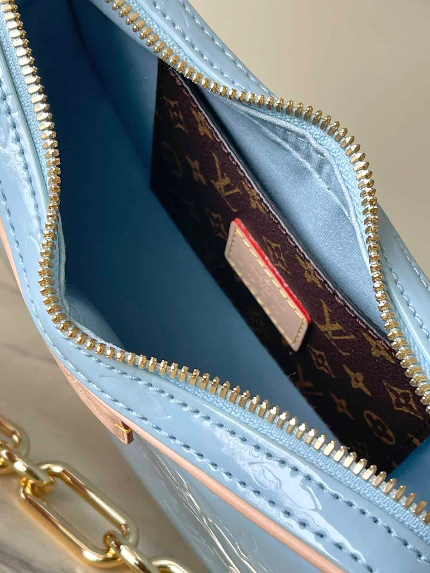 Louis Vuitton Croissant Small Handbag - Blue 34024 | Sandra Bags - Image 5