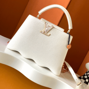 Louis Vuitton Caushell Medium Handbag - White 30932 | Sandra Bags