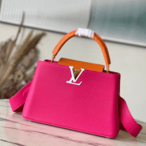 Louis Vuitton Capucines Taurillon Leather Large Handbag - Pink 18317 | Sandra Bags