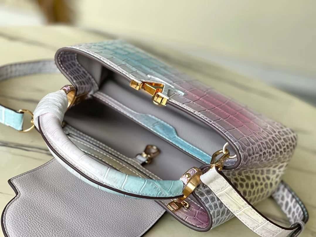 Louis Vuitton Sahara Crocodile Pattern Medium Handbag - Multi 85020 | Sandra Bags - Image 2