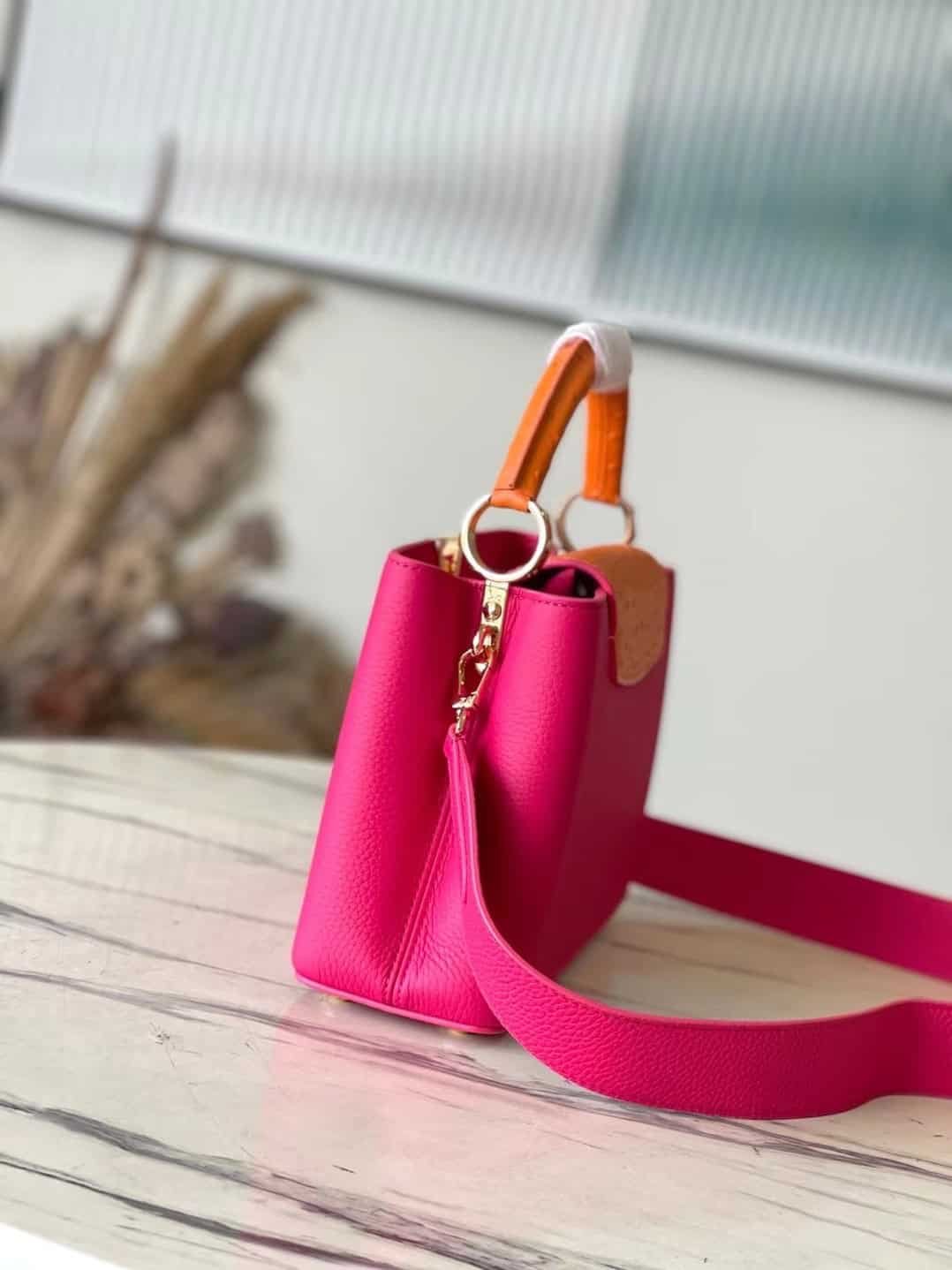 Louis Vuitton Capucines Taurillon Leather Large Handbag - Pink 18317 | Sandra Bags - Image 2