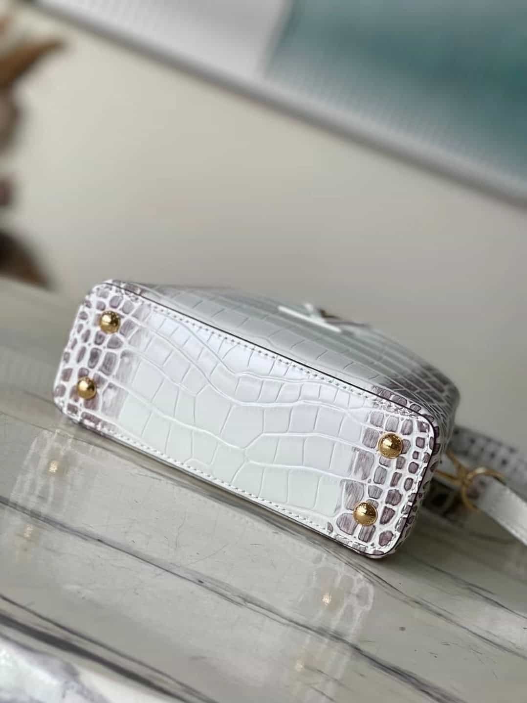 Louis Vuitton Capucines Himalayan Crocodile Pattern Mini Bag 33212 | Sandra Bags - Image 3