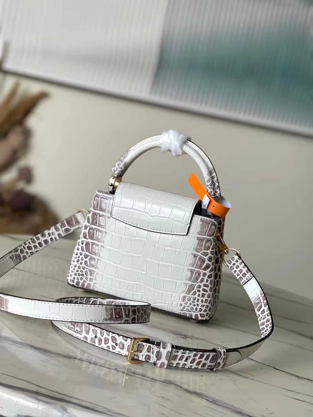Louis Vuitton Capucines Himalayan Crocodile Pattern Mini Bag 33212 | Sandra Bags - Image 4