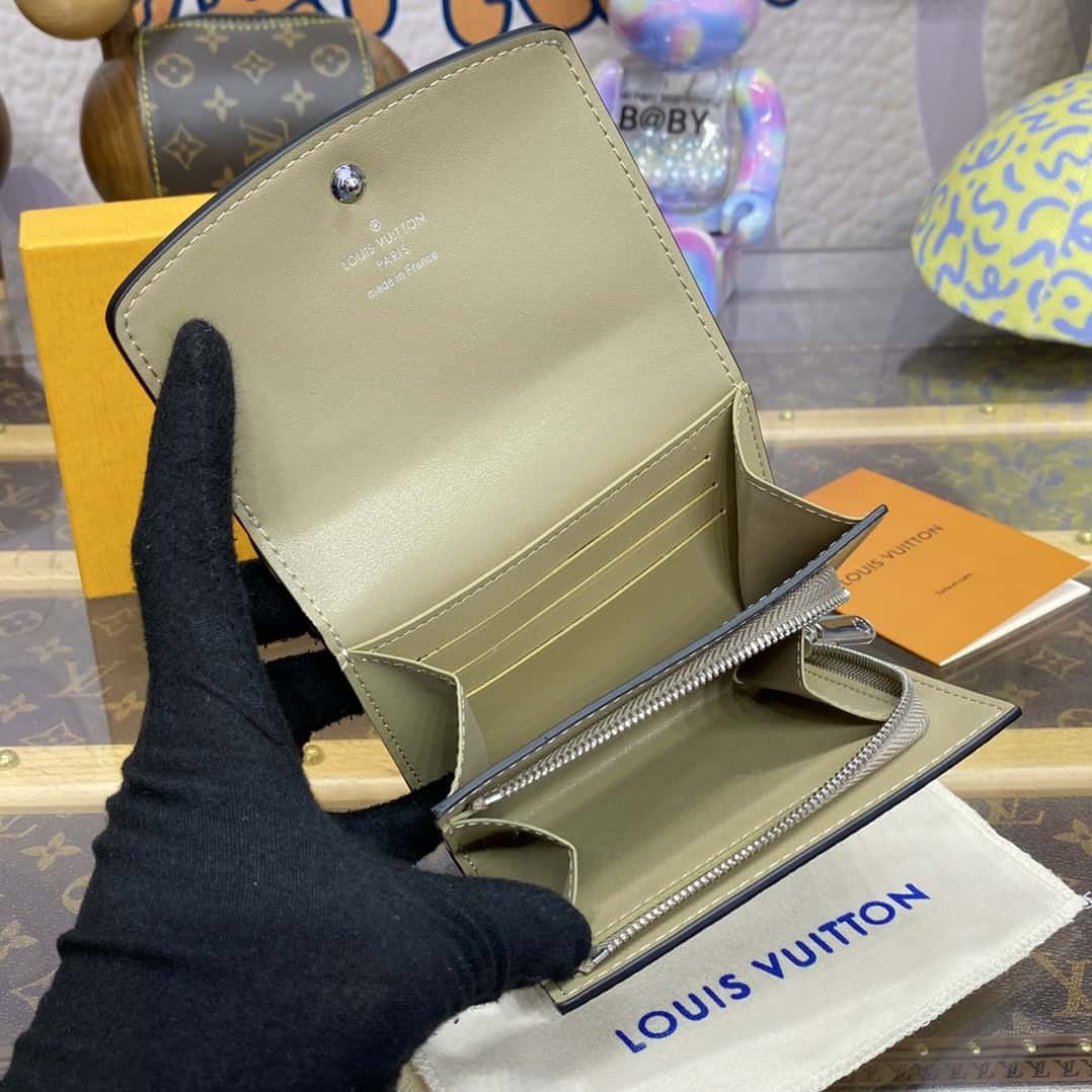 Louis Vuitton LUIRIS COMPACT Short Wallet - Gray 53160 | Sandra Bags - Image 4